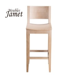 Tabouret Snack NATURA T 730 assise bois