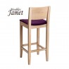 Tabouret Bar NATURA en chêne T 1441