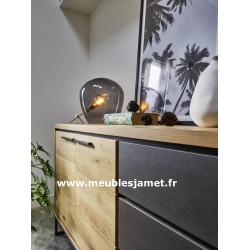 Enfilade contemporaine en chêne à noeuds BKS 40 C