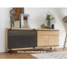 Enfilade contemporaine porte métal
