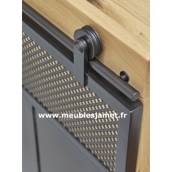 Enfilade contemporaine porte métal FUS 22 C