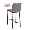 Tabouret Bar YAM métal carré T 9885