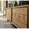 Enfilade Contemporaine chêne et métal