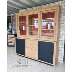 Buffet deux corps Contemporain en chêne