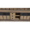Bibliothèque style Industriel bois et métal