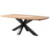 Table de repas Ovale chêne et métal Réf. C P6 DO