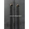 Meuble TV Style Industriel chêne et Métal Réf. A 5555 A