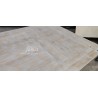 Table Style Industriel en chêne massif avec 2 allonges