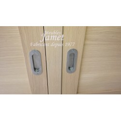 Buffet bas 3 portes en chêne massif