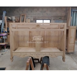 Fabrication d'un buffet Deux Corps Normand en chêne
