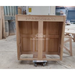 Fabrication d'un buffet Deux Corps Normand en chêne