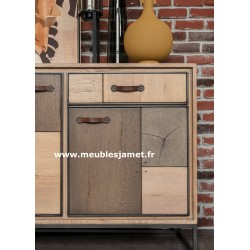 Buffet bas  2 portes Style PATCHWORK A2942 PC