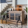 Meuble bar bois et métal Réf. A 5212