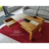 Table basse PATCHWORK de couleur HONORINE