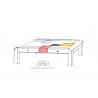 Table basse PATCHWORK de couleur HONORINE