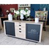 Buffet bas 2 portes coulissantes Contemporain Réf. TREMEOC