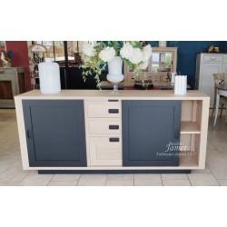 Buffet bas 2 portes coulissantes Contemporain Réf. TREMEOC