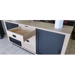 Buffet bas 2 portes coulissantes Contemporain Réf. TREMEOC