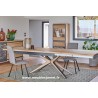 Table chêne et métal sur mesure 