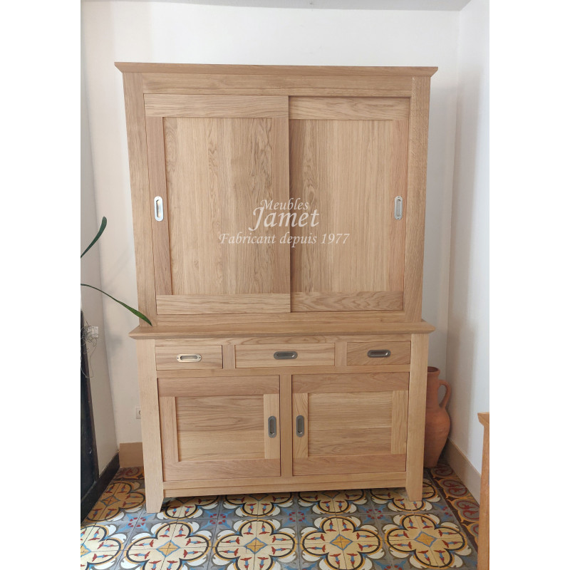 Buffet deux corps Contemporain chêne Réf. TOURS