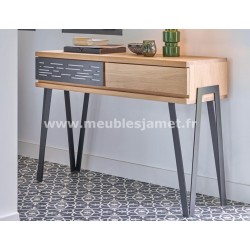 Console Contemporaine Chêne et métal Réf. EDG79 C