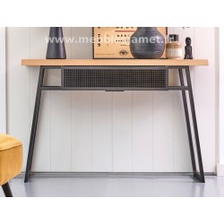 Console Style Industriel  Bois et métal Réf. GAL79 C