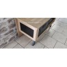 Porte-Manteaux Style contemporain chêne et métal A 5213 A