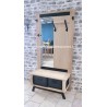 Porte-Manteaux Style contemporain chêne et métal Réf. A 5213 A