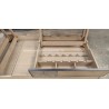Table basse deux plateaux relevables PATCHWORK Réf. A2994P