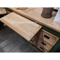 Commode 3 tiroirs Style Industriel A EU34 VERT