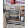 Meuble bas 3 portes + 2 tiroirs Style PATCHWORK 