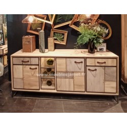 Buffet Bas Style PATCHWORK Réf. A 294 3P