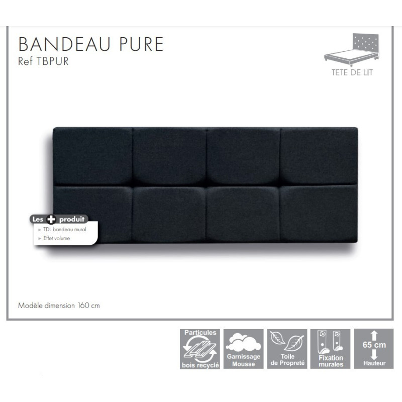 Tête de lit BANDEAU PURE  SOMOUEST