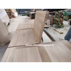 Table Contemporaine Chêne et Métal Réf. MALAKOFF