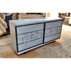 Meuble bas Contemporain 2 Portes coulissantes 
