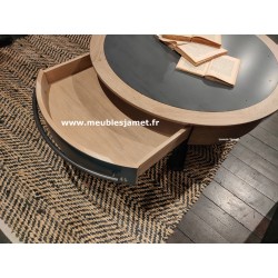 Table basse ronde Style Industriel