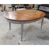 Table Ovale dessus Merisier La Croisie