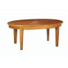 Table Ovale en chêne pied fuseau Réf. T5113