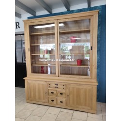 Buffet vaisselier Contemporain Chêne Massif