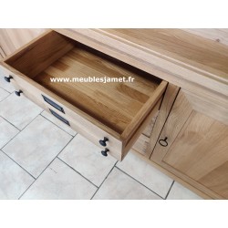 Buffet vaisselier Contemporain Chêne Massif