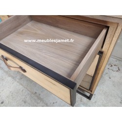 Meuble d'entrée PATCHWORK Bleu Azur LE RELECQ KERHUON