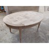 Table Ovale en chêne dessus PATCHWORK Réf. VALFRAMBERT