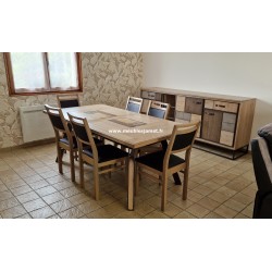Salle PATCHWORK de chêne 