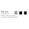 Jeu de 4 Pieds Carrés Hauteur 10 cm