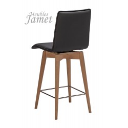 Tabouret de Bar LINA Piètement rond conique rotatif T9810/T9812