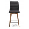 Tabouret de Bar LINA Piètement rond conique rotatif T9810/T9812