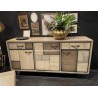 Buffet enfilade 3 portes 2 tiroirs style PATCHWORK Réf. A2944P