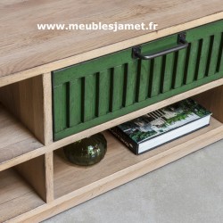 Meuble TV Chevalet en Chêne 