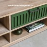 Meuble TV Chevalet en Chêne 