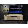 Meuble TV Style PATCHWORK de chêne Réf. A2929P